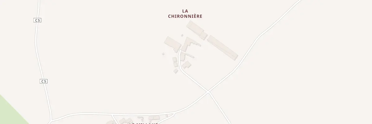 Plan du 3 La Chironniere à Montravers