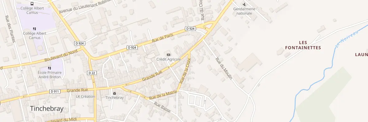 Plan du 37 Grande Rue à Tinchebray-Bocage