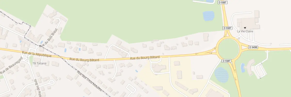Plan du 55 Rue du bourg bâtard à Terval