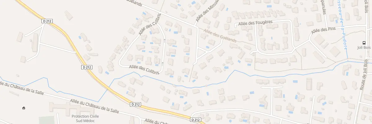 Plan du 7 Rue des Vanneaux à Saint-Aubin-de-Médoc