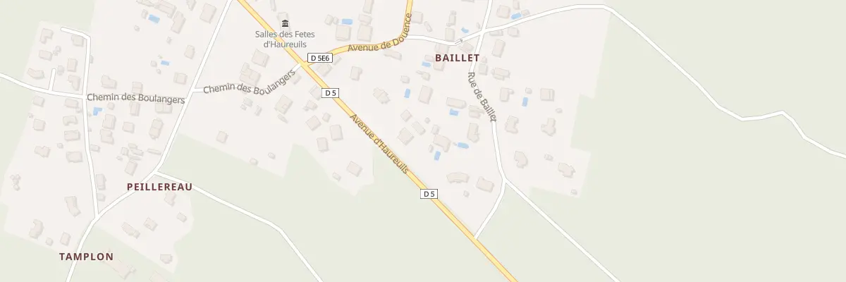 Plan du 45 Av d’Haureuil au Barp