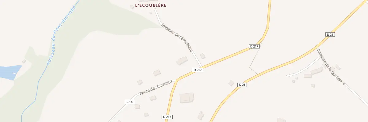 Plan du 33 Imp de l’Écoubière à Saint-Mars-d’Égrenne