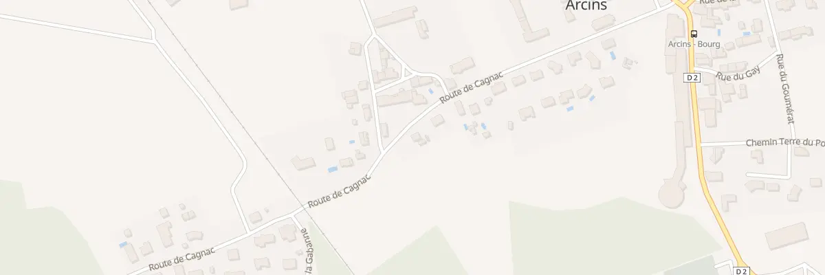 Plan du 13 Rte de Cagnac à Arcins