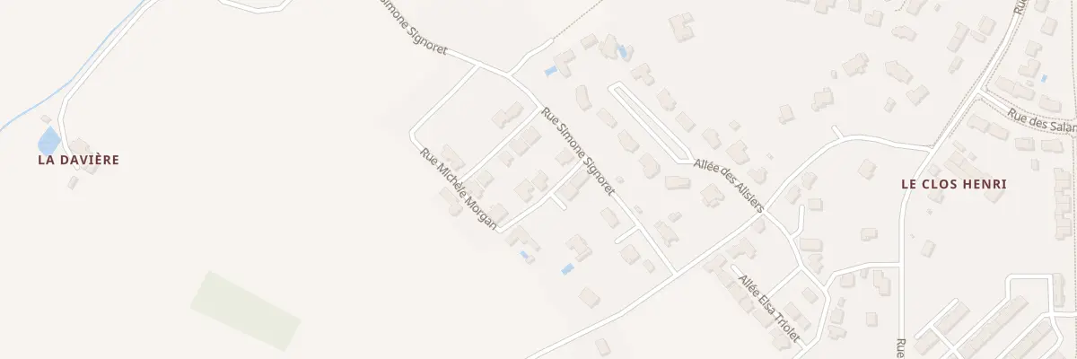 Plan du 6 Rue Michèle Morgan à Château-Gontier-sur-Mayenne