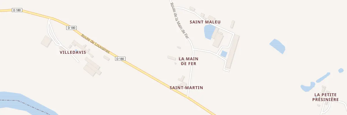 Plan du 5035 La Main de Fer à Montreuil-sur-Maine