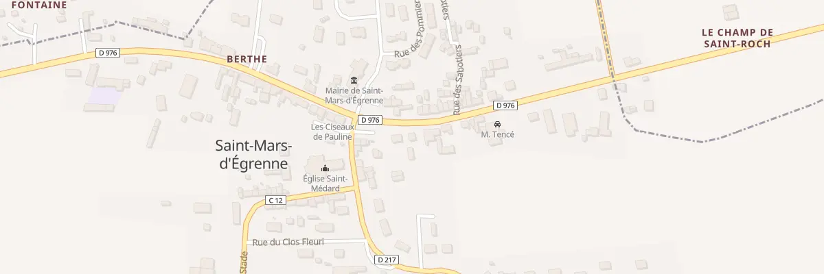Plan du 4 Rue du Domfrontais à Saint-Mars-d’Égrenne