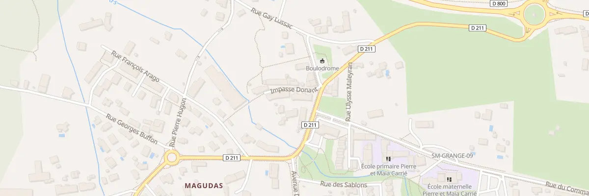 Plan du 6 Imp Donant à Saint-Médard-en-Jalles