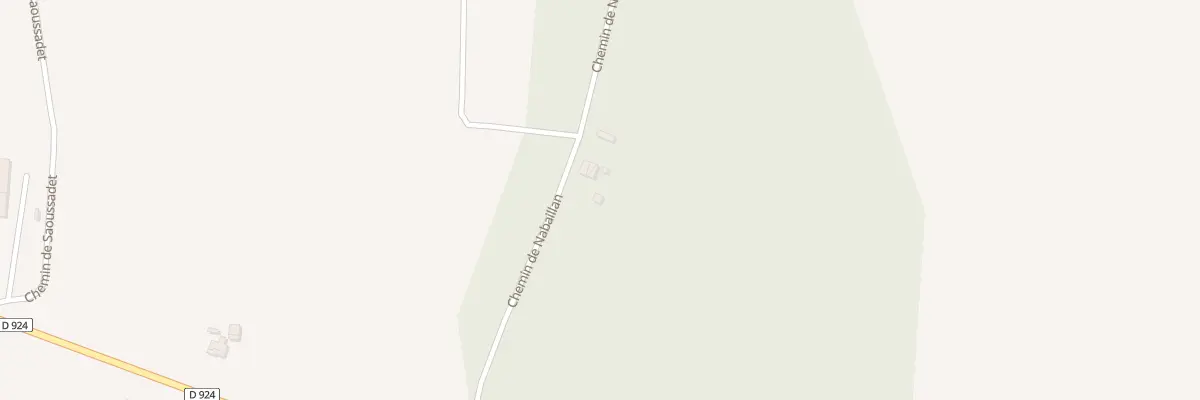 Plan du 302 Che de Nabaillan à Souprosse