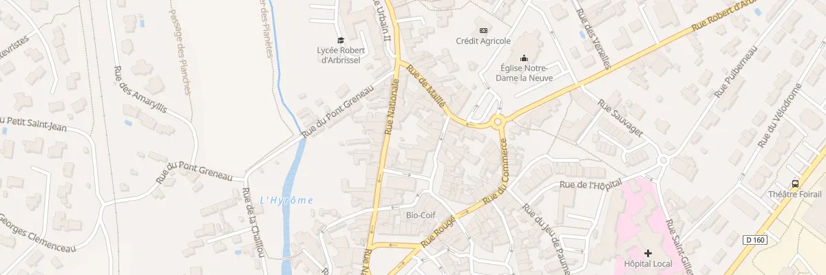 Plan du 207 Rue Nationale (Chemille Melay) à Chemillé-en-Anjou