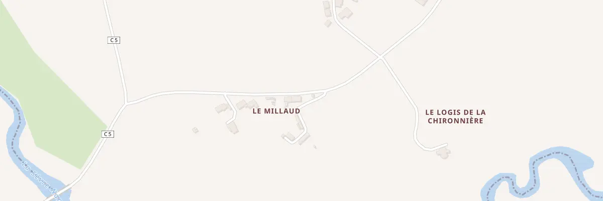 Plan du 4 Le Millaud à Montravers