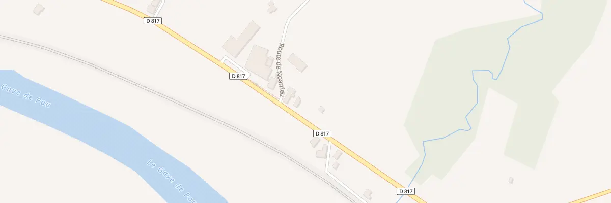 Plan du 22 Rte de Noarrieu à Castétis