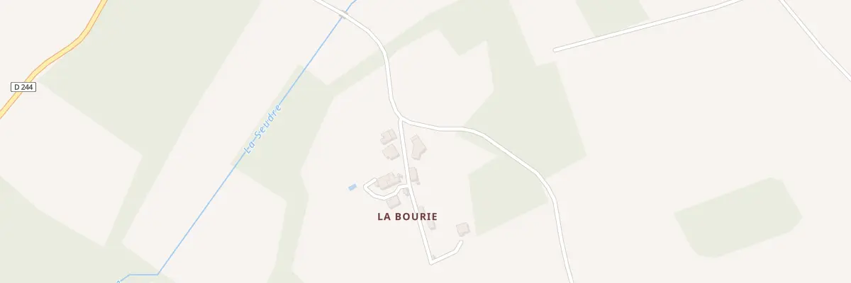 Plan du 1 La Bourie à Virollet