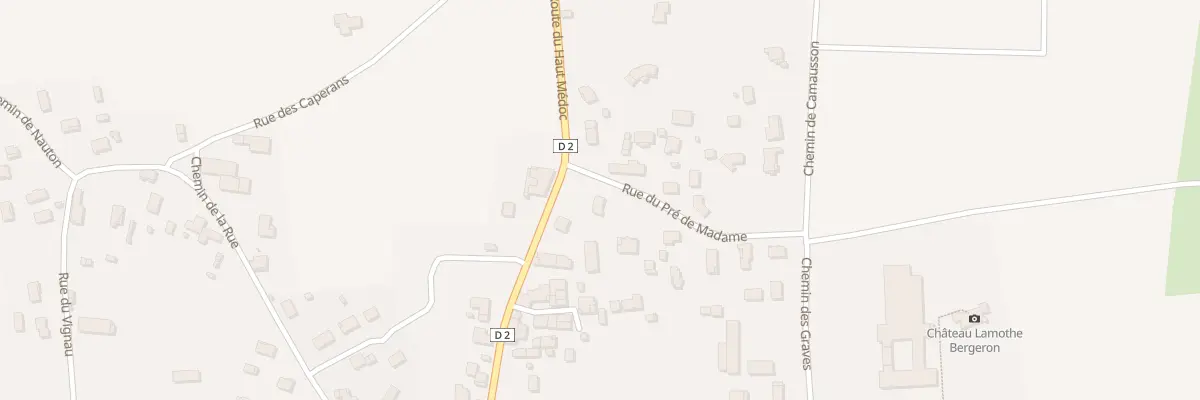 Plan du 1 Rue du Pré de Madame à Cussac-Fort-Médoc