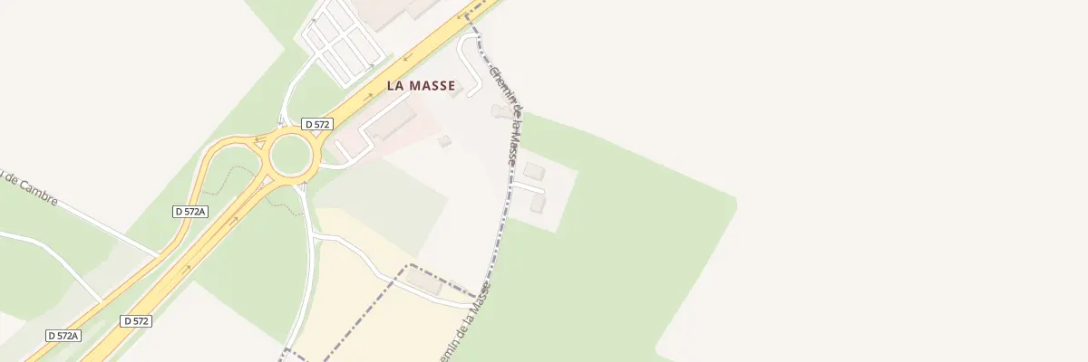 Plan du 516 Che de la Masse à Guéron