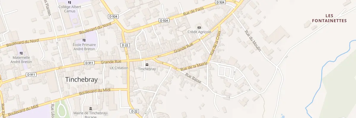 Plan du 69B Grande Rue à Tinchebray-Bocage
