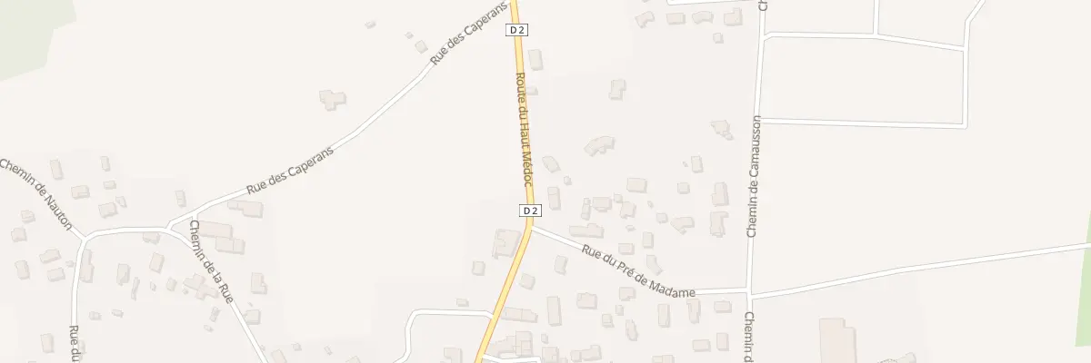Plan du 2 Rue du Pré de Madame à Cussac-Fort-Médoc
