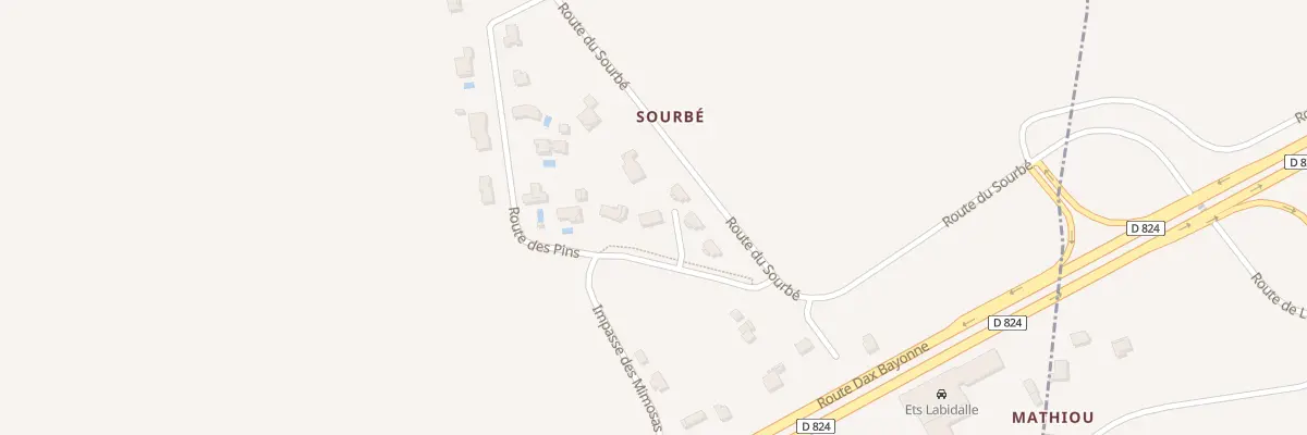 Plan du 4 Rte des Pins à Carcarès-Sainte-Croix