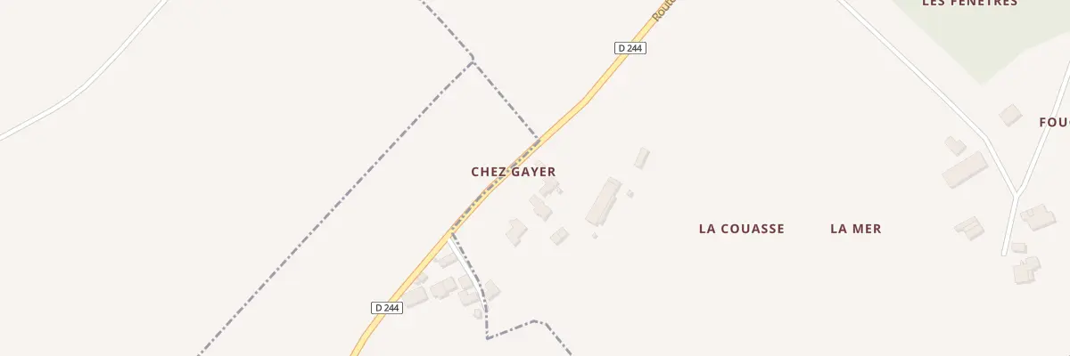 Plan du 4 Chez Gayer à Gémozac