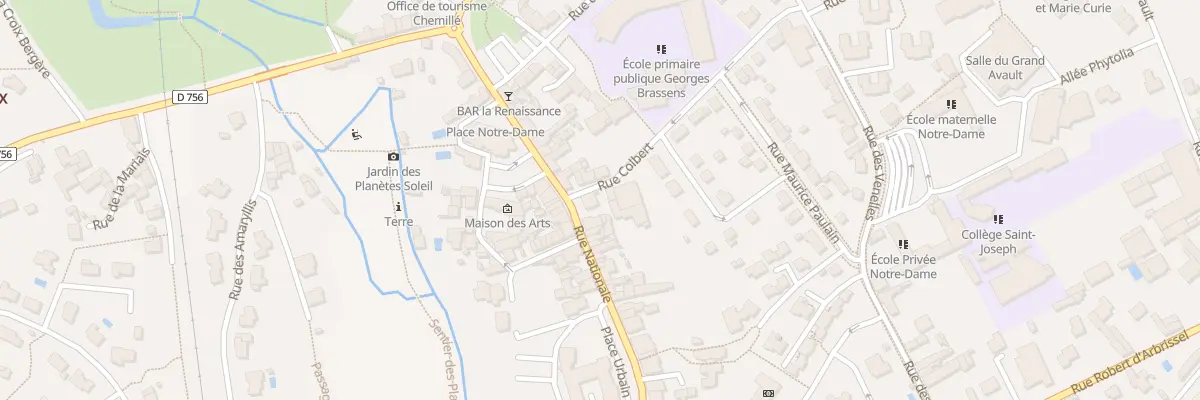 Plan du 155 Rue Nationale (Chemille Melay) à Chemillé-en-Anjou