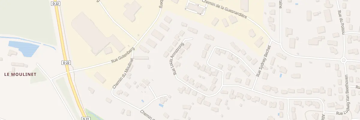 Plan du 40 Rue Louis Armstrong à Château-Gontier-sur-Mayenne