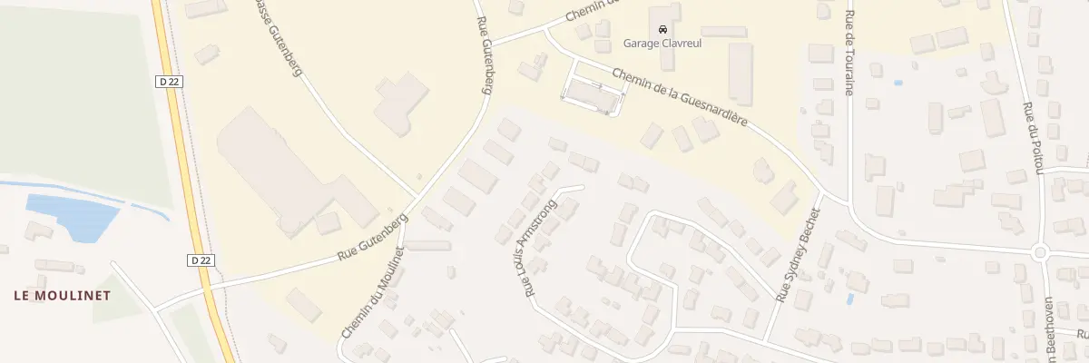 Plan du 45 Rue Louis Armstrong à Château-Gontier-sur-Mayenne