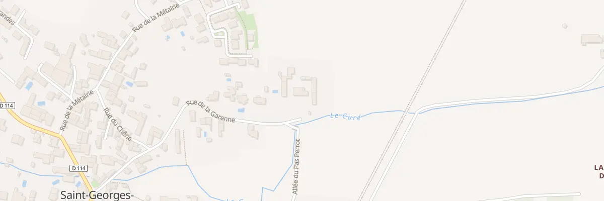Plan du 393 Rue de la Garenne à Saint-Georges-du-Bois