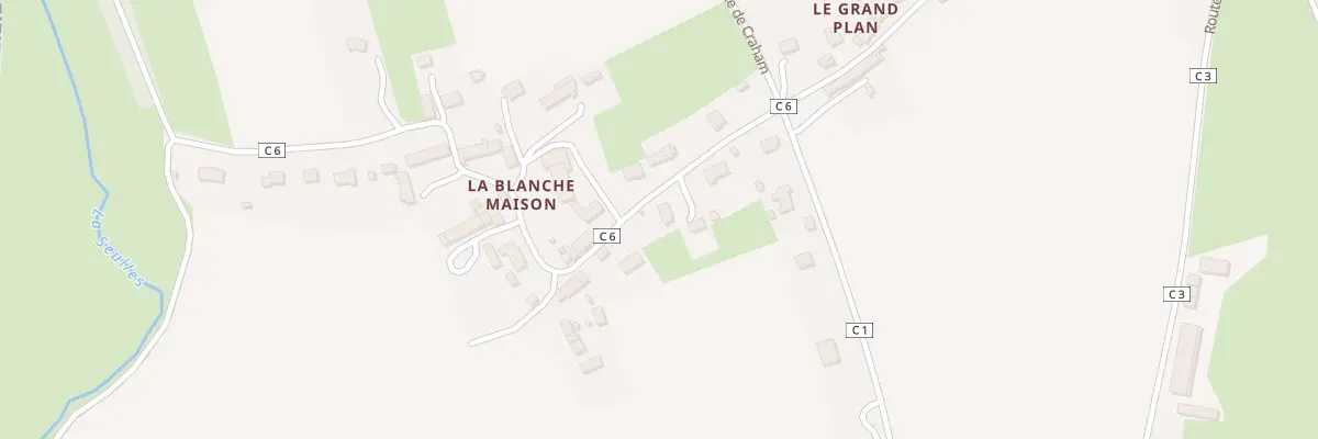 Plan du 13 Rte de la Blanche Maison Coulv à Seulline