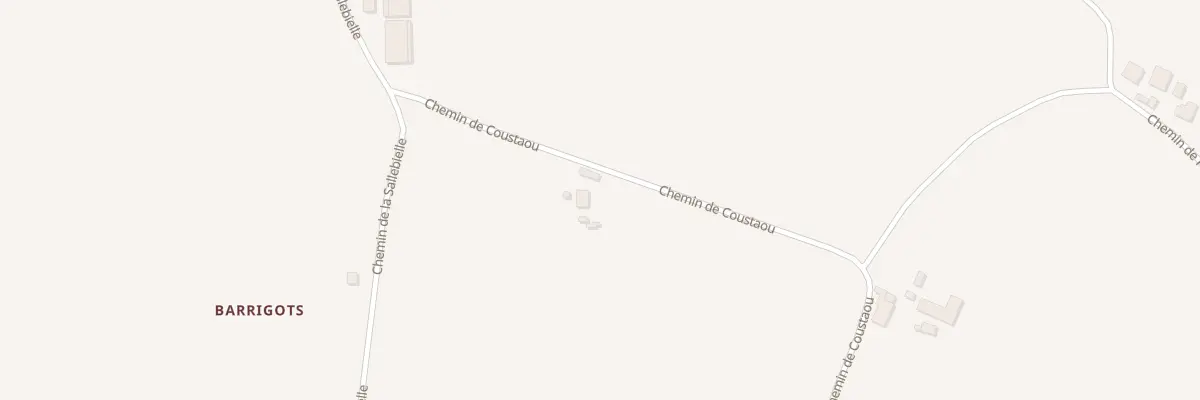 Plan du 158 Chem de Coustaou à Mugron