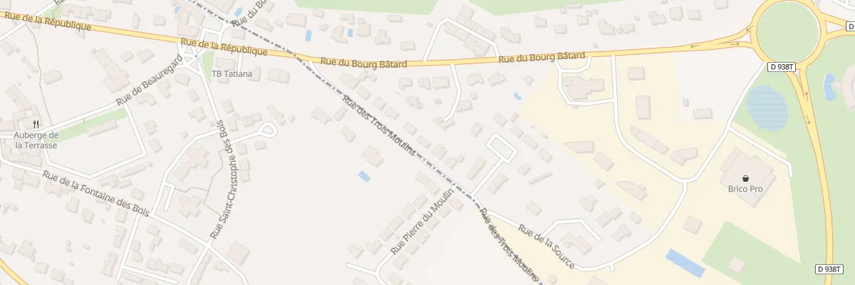 Plan du 11 Rue des trois moulins à Terval