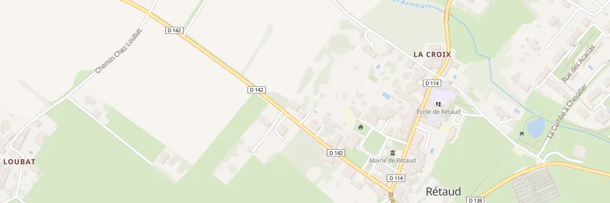 Plan du 16 Rte de Pisany à Rétaud