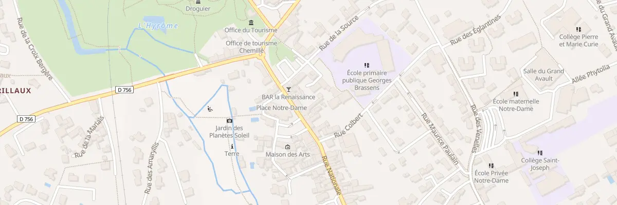 Plan du 143 Rue Nationale (Chemille Melay) à Chemillé-en-Anjou