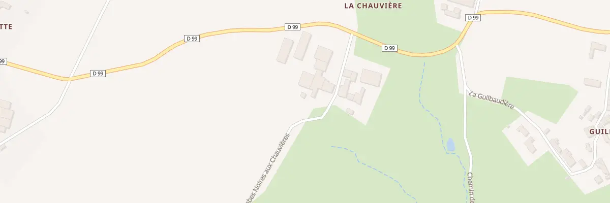 Plan du 8 La Chauvière à Mervent