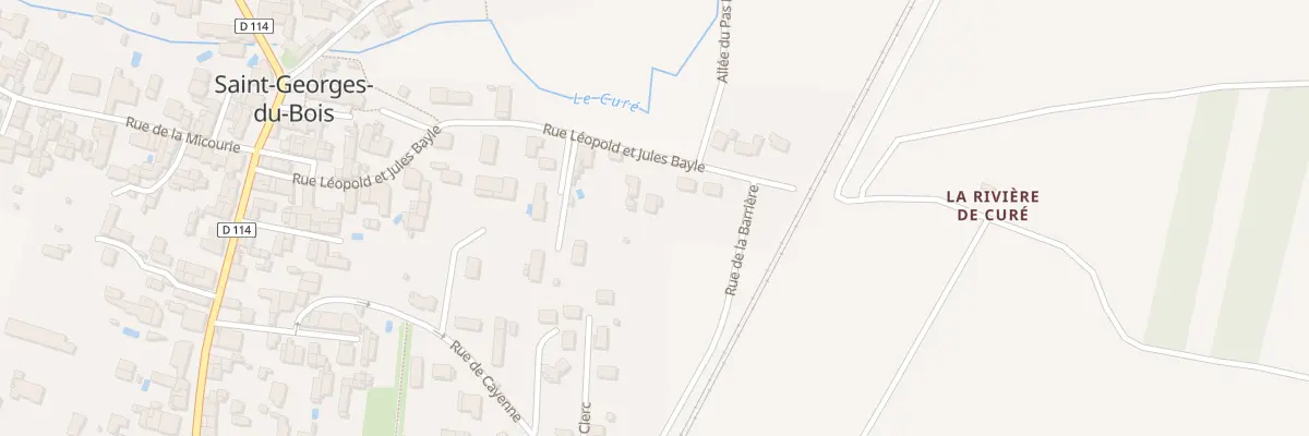 Plan du 338 Rue Léopold et Jules Bayle à Saint-Georges-du-Bois