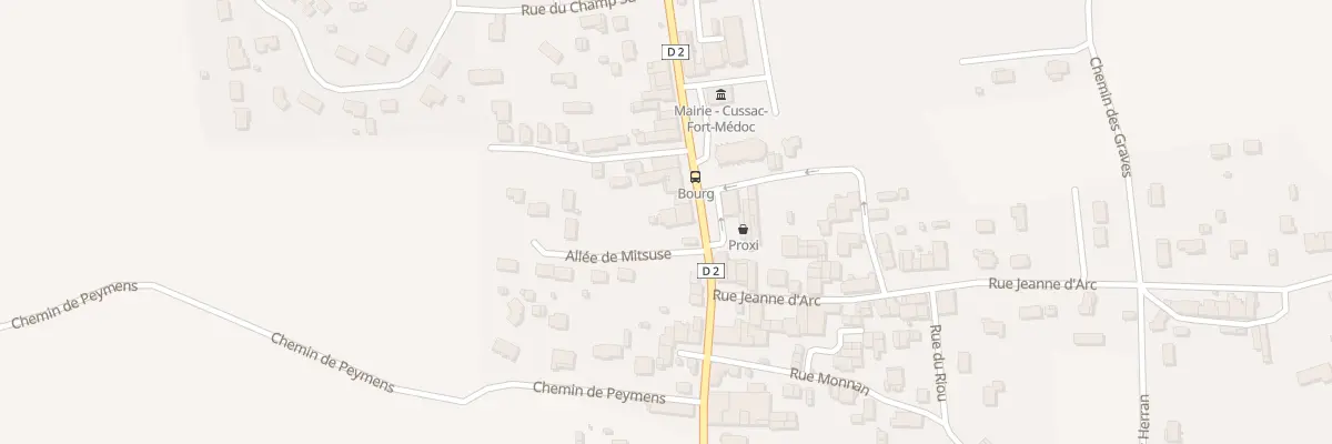 Plan du 12 All de Mitsuse à Cussac-Fort-Médoc