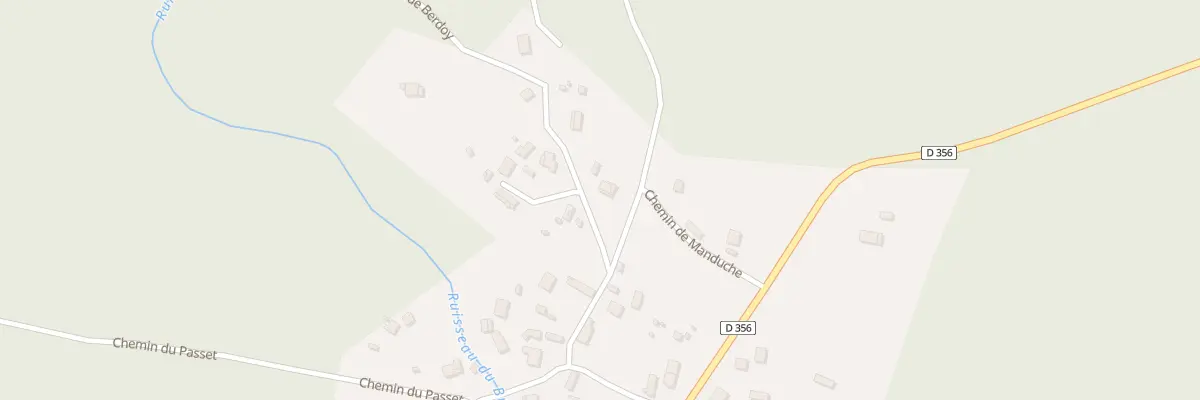 Plan du 95 Che de Manduche à Pissos