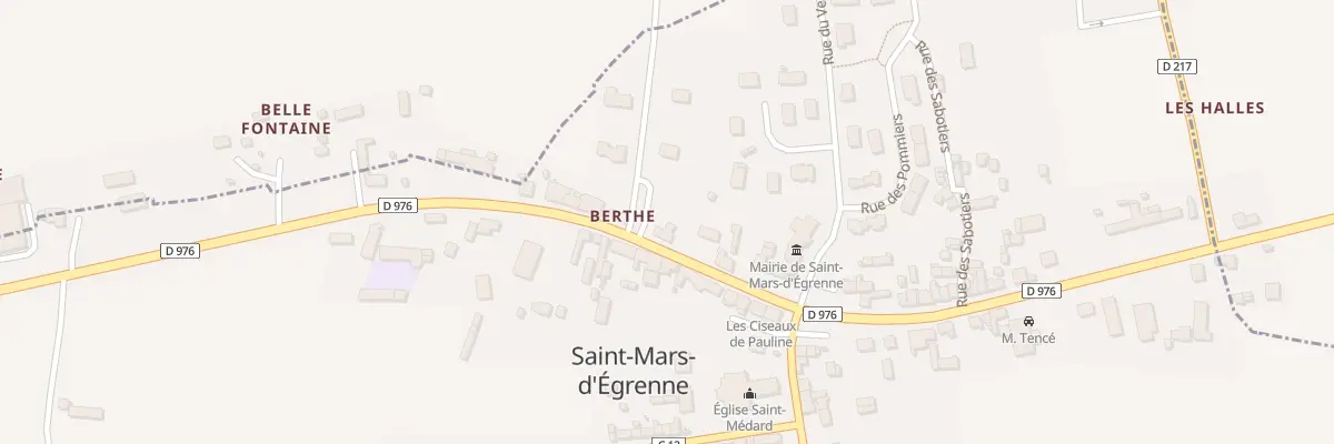 Plan du 8 Rue du Mont Saint Michel à Saint-Mars-d’Égrenne