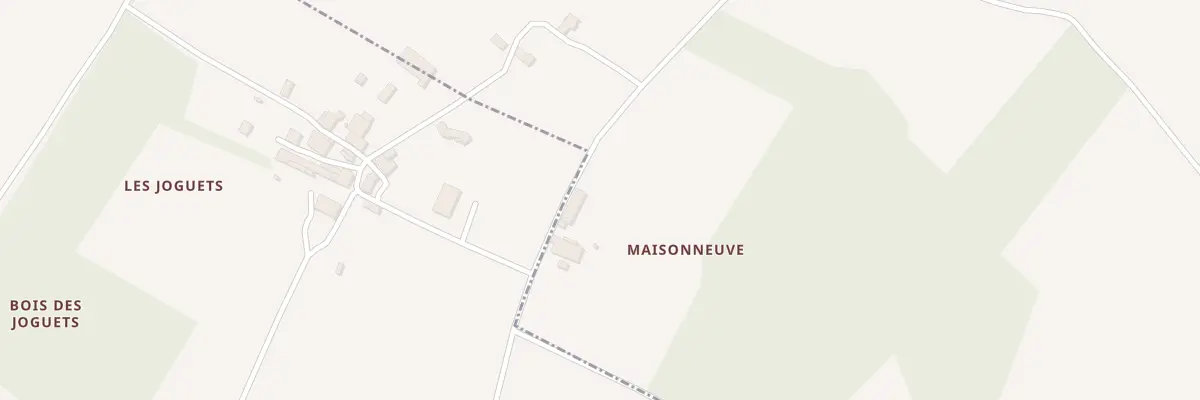 Plan du 5 Rue Maison Neuve à Rioux
