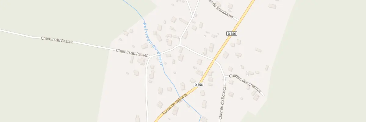Plan du 336 Rue de la Tuilerie à Pissos