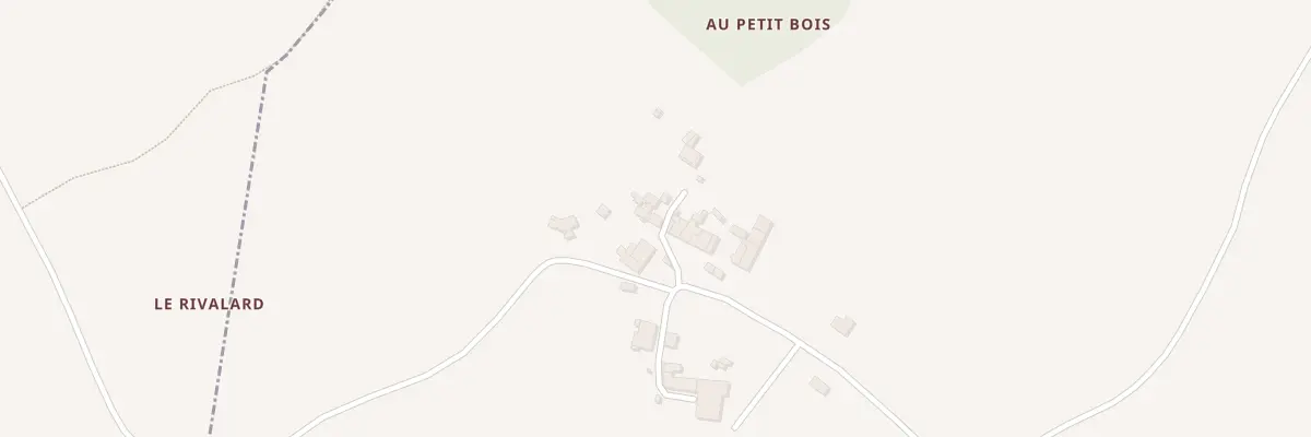 Plan du 5 Rue du Petit Bois à Rioux