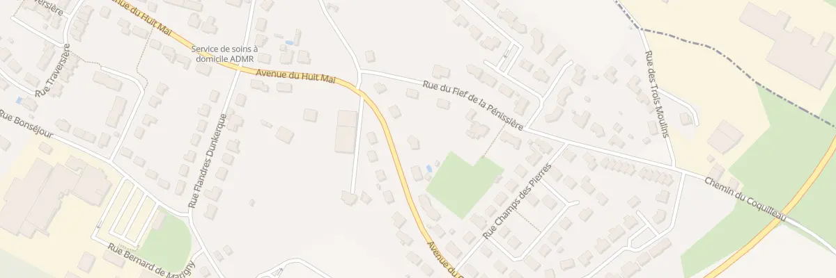 Plan du 5 Av du Gen Becker à La Châtaigneraie