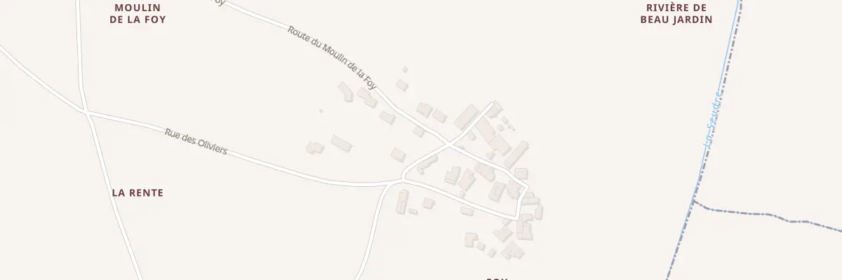 Plan du 36 Rue du Moulin de la Foy à Saint-André-de-Lidon