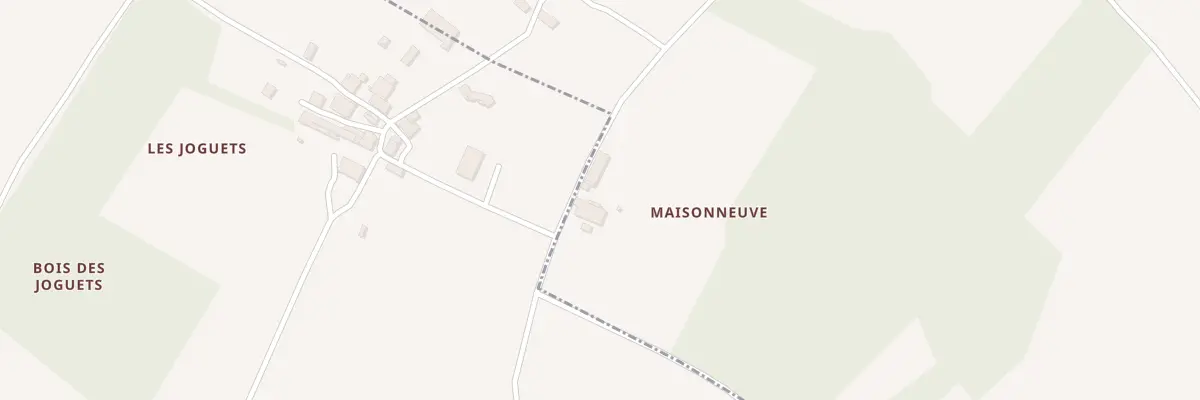 Plan du 7 Rue Maison Neuve à Rioux