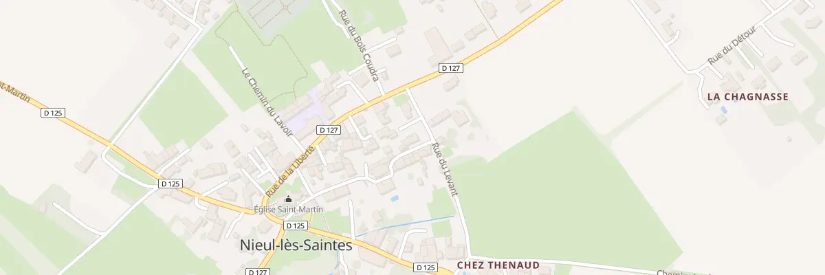 Plan du 23 Rue des Marronniers à Nieul-lès-Saintes