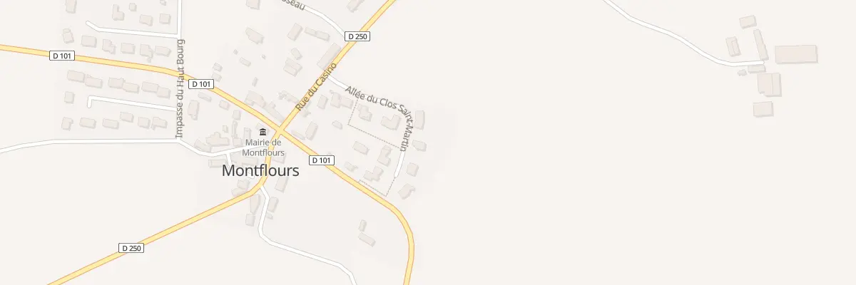 Plan du 9 All du clos Saint-Martin à Montflours