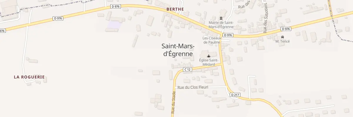 Plan du 12 Rue du Stade à Saint-Mars-d’Égrenne