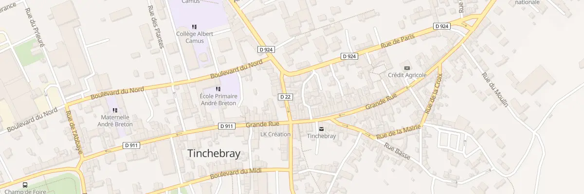 Plan du 14 Rue de l’Industrie à Tinchebray-Bocage