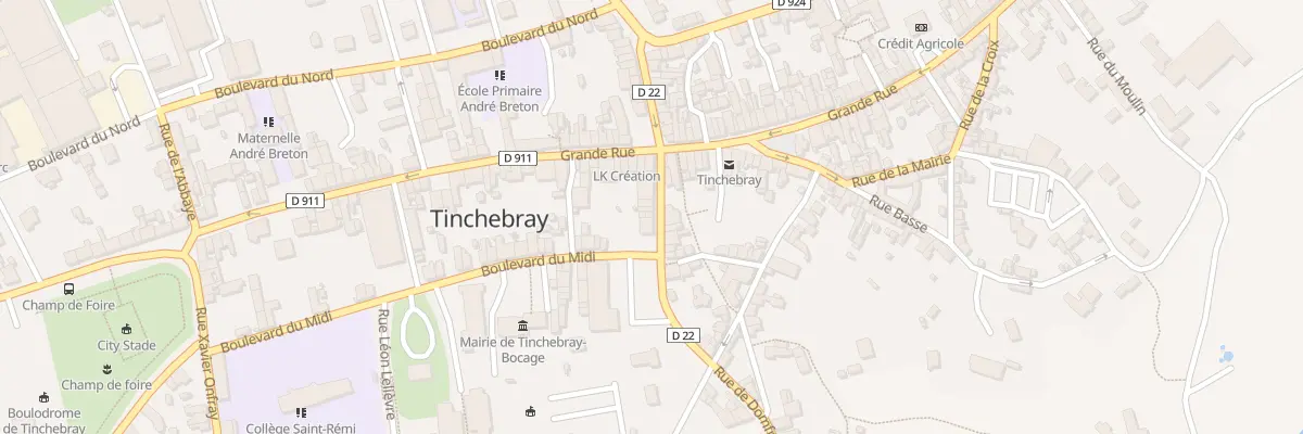 Plan du 6 Rue de Domfront à Tinchebray-Bocage