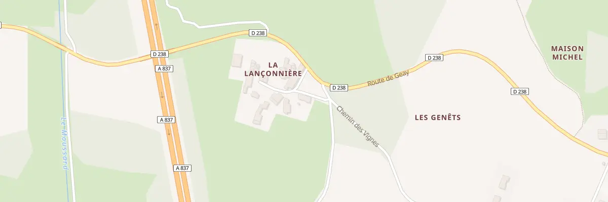 Plan du 1 Che du Levant au Mung