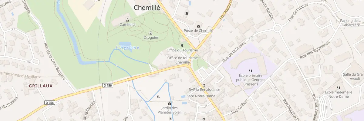 Plan du 126 Rue Nationale (Chemille Melay) à Chemillé-en-Anjou