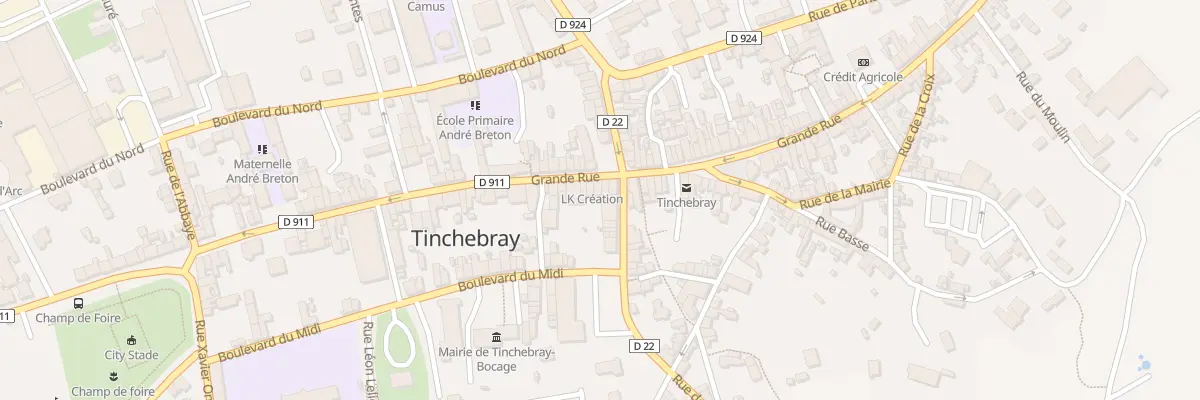 Plan du 99 Grande Rue à Tinchebray-Bocage